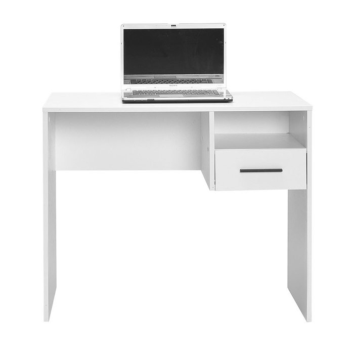 Hanah Home Cms-105-Bb-1 Mesa de Estudio Blanca 90x75x52 cm